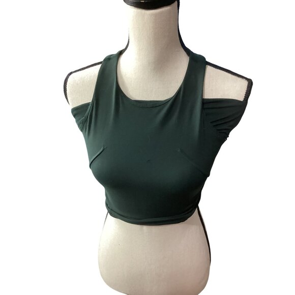 Lululemon Black Racerback High-Neck Athletic Tank Top Womens Size S  Stretchy - Picture 1 of 6